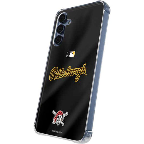 MLB Pittsburgh Pirates Alternate/Away Jersey Galaxy A35 5G Clear Case